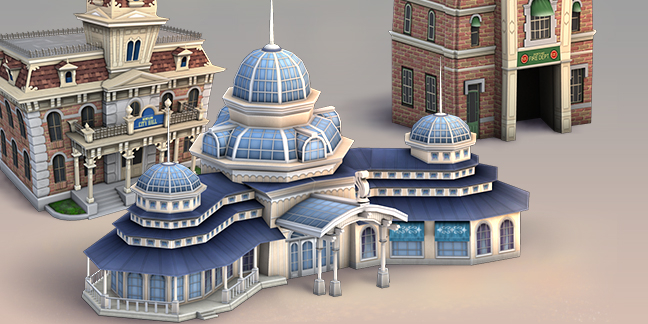 3D models for a city builder